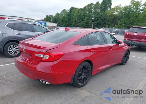 2018 Honda Accord Sport 2.0T из США, поврежденный, VIN 1HGCV2E37JA051084